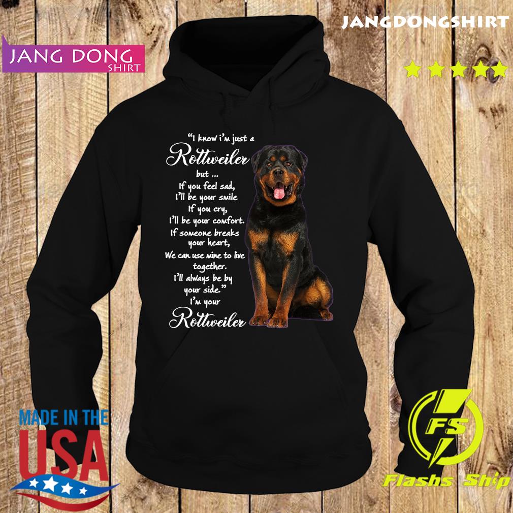 I Know I_m Just A Rottweiler But If You Feel Sad Shirt Hoodie